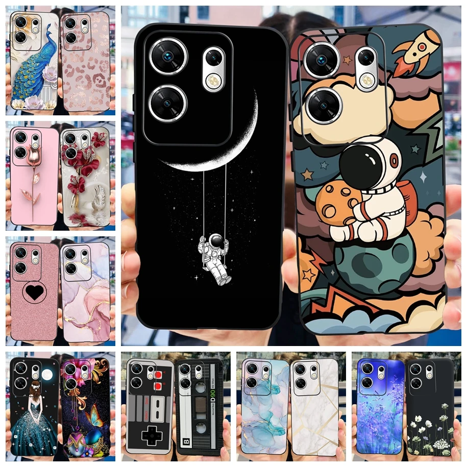 For Infinix Zero 30 4G X6731B Case Zero 30 5G X6731 Protective Cover Cute Astronaut Shockproof Funda on Infinix Zero30 2023 Etui