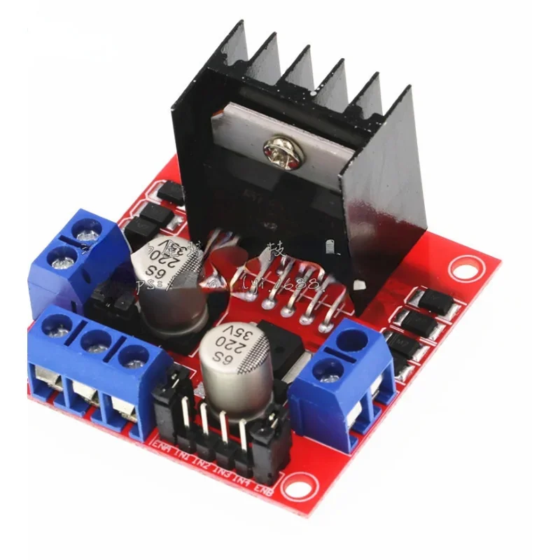L298N Driver Board Module, Stepper Motor, Robô De Carro Inteligente, Placa De Pão, Peltier, Alta Potência, L298