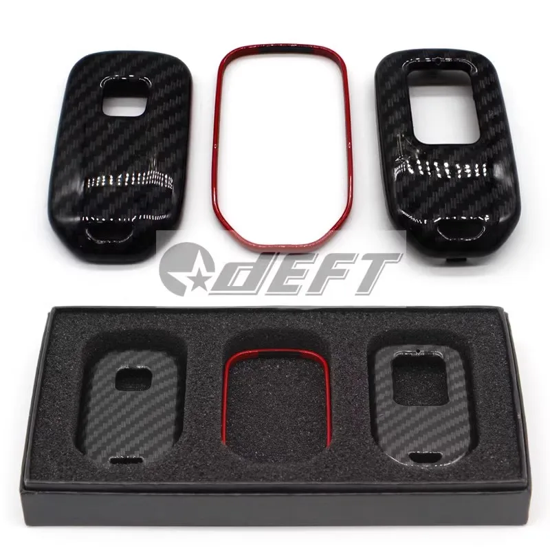 DEFT For Honda 10 Th Generation Civic  Key Case Shell Buckle Carbon fiber style