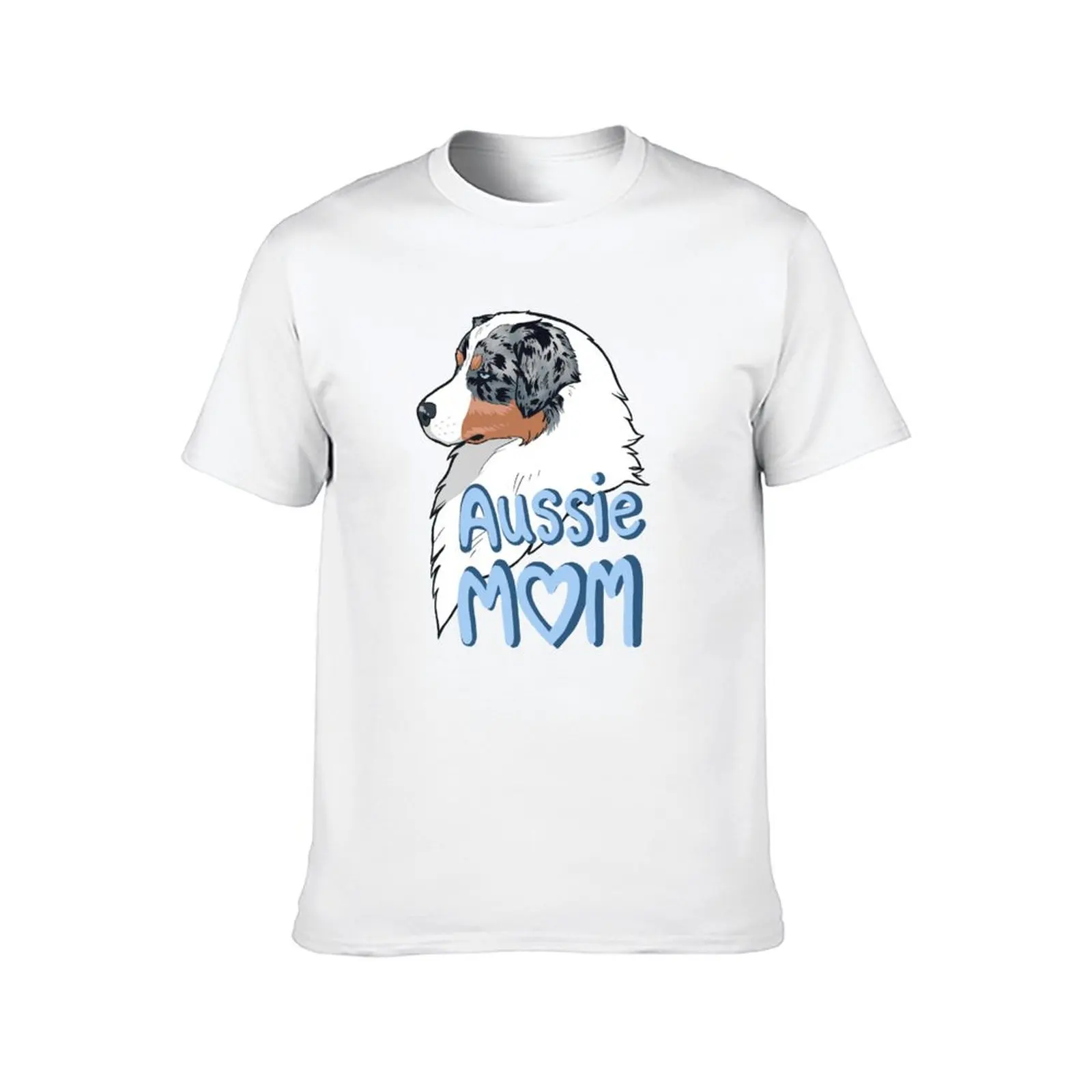 Blue Merle Aussie Mom T-Shirt t shirts designer cotton t shirt pack T-Shirt