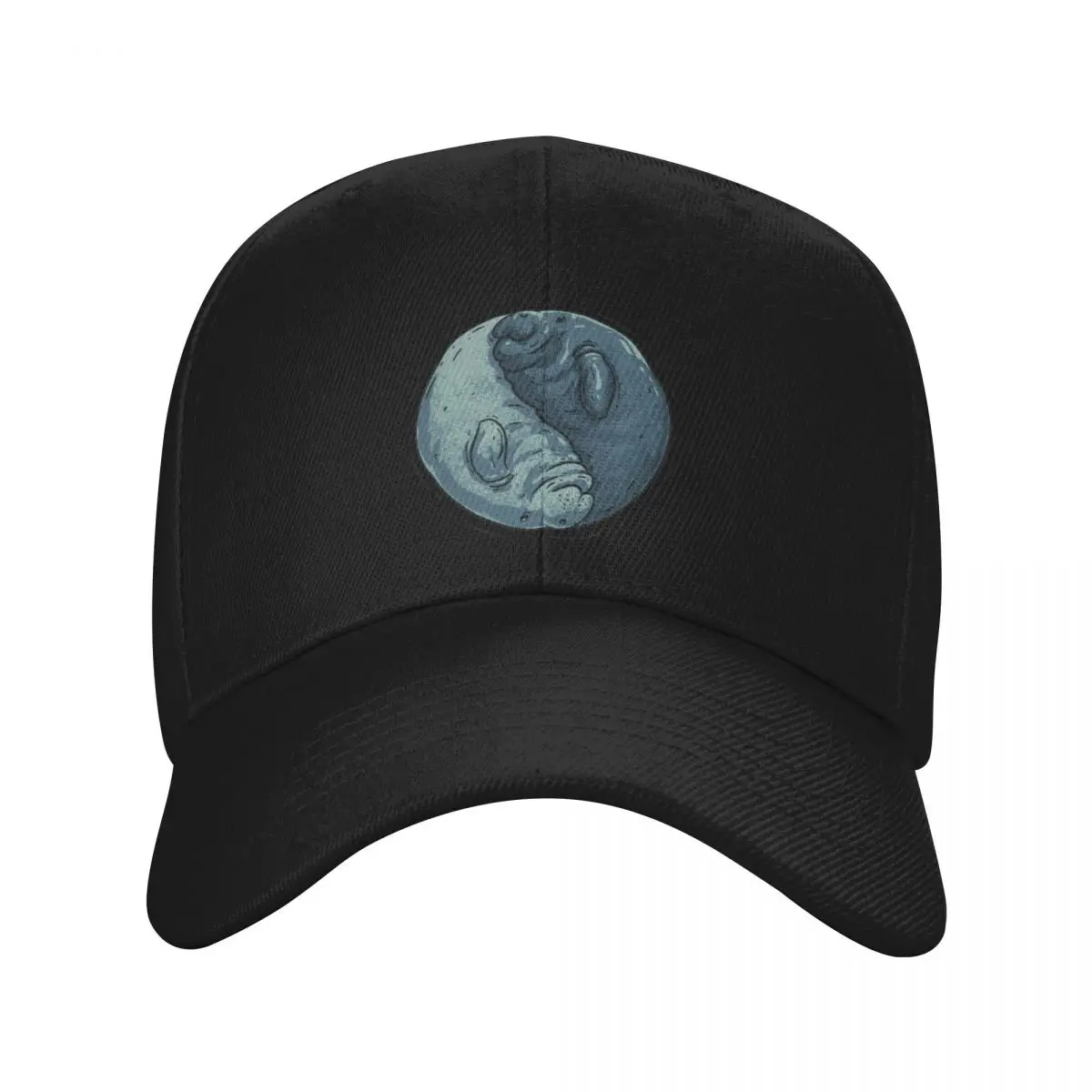 

Manatee Yin and Yang Dugong Manatee County Baseball Cap fun hats |-F-| sailor cap for men Men's Luxury Women's