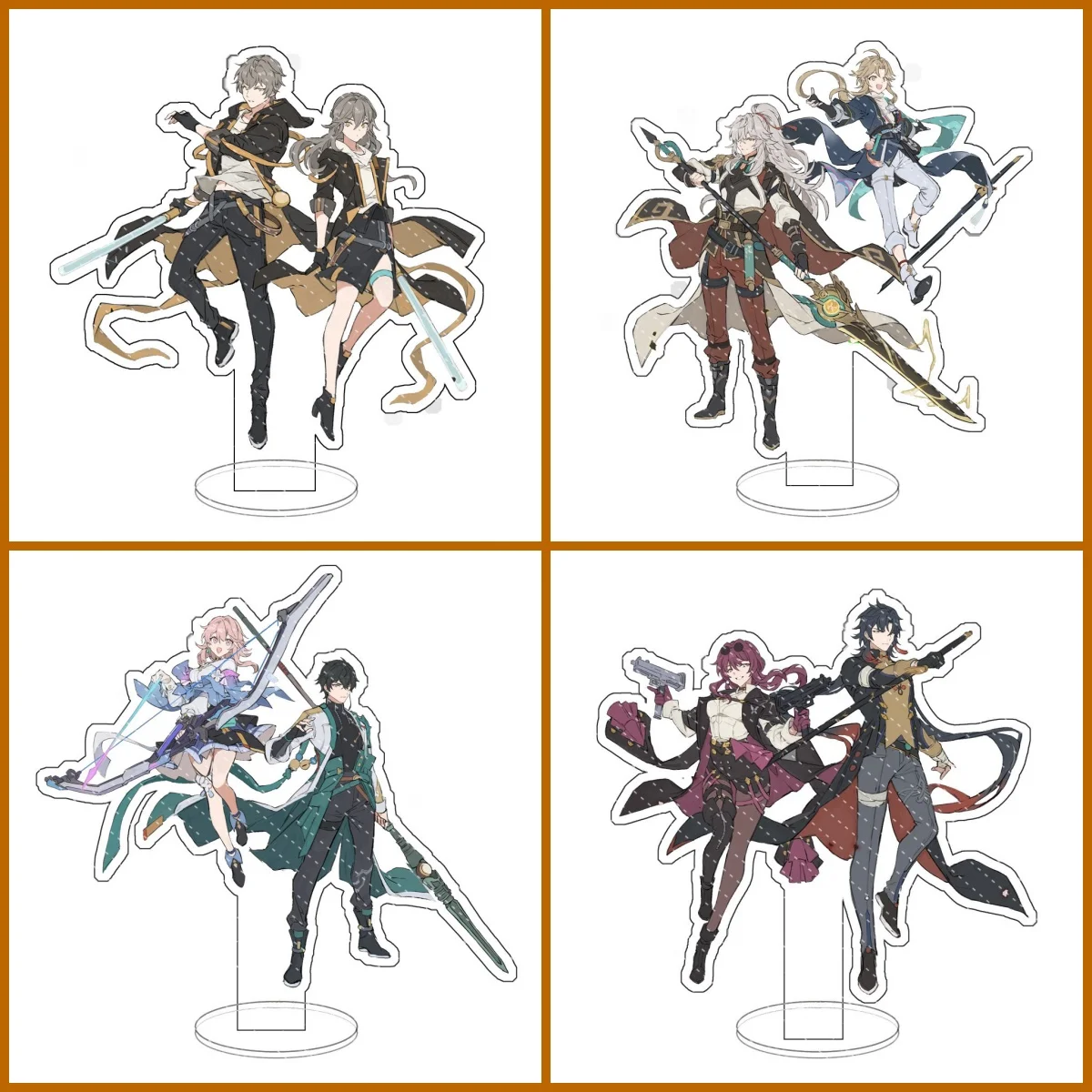 Hot Anime Nijisanji Rainbow Society Vtuber Figures Ren Zotto Aster Arcadia Cosplay Acrylic Stand Model Toy Fans Firend Gifts