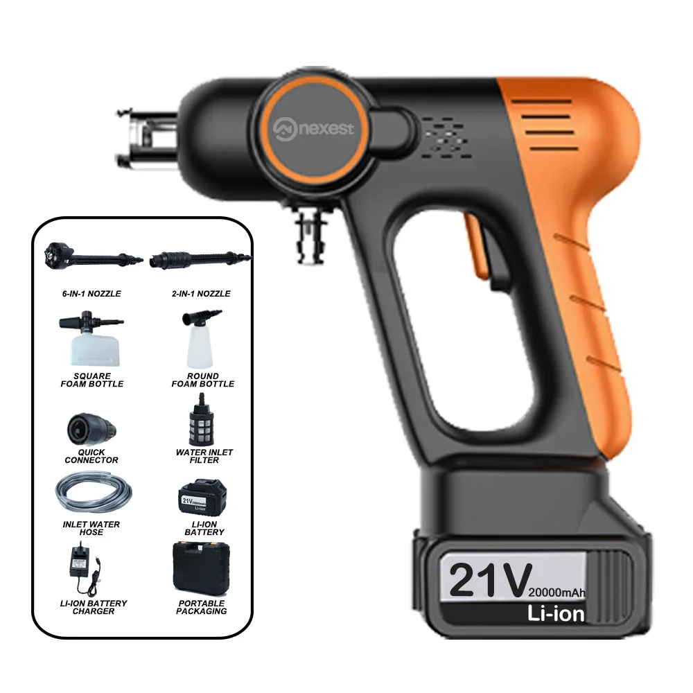 l  High Pressure Car Cleaner Brush Or Brushless Car Washing Gun Multifunctional Portable  Fully Automatic Car Wash Machine