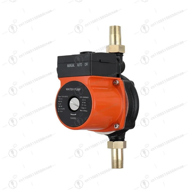 UPA15 Automatic Low Noise Circulation Booster Pump 110V 127V Shielded Water Pump For Water Heater Solar Water System