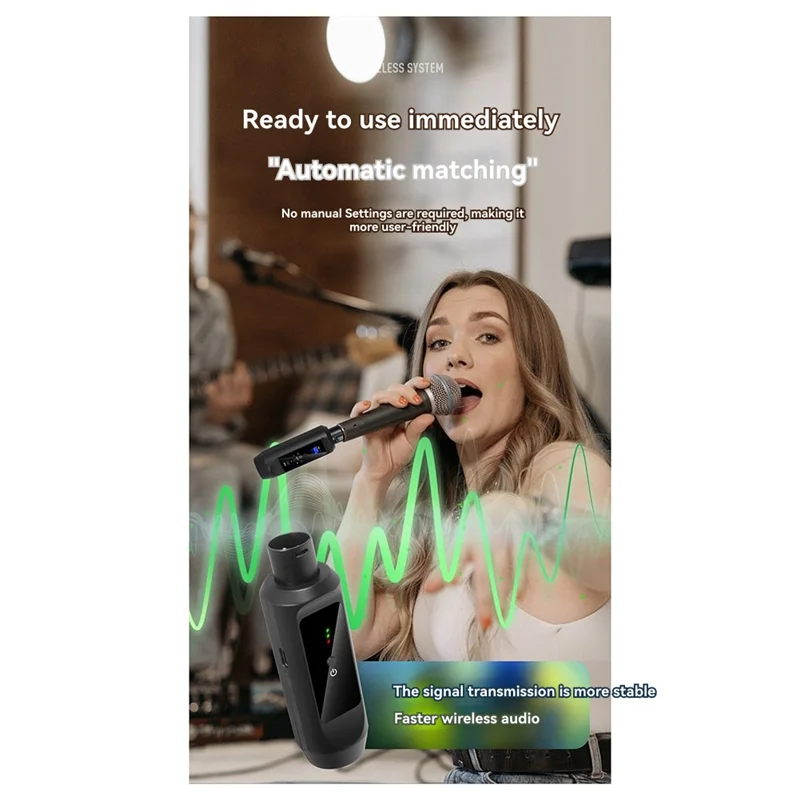 【B74A】Receiver Microphone Wireless System Dynamic Microphone Converter Universal Converter