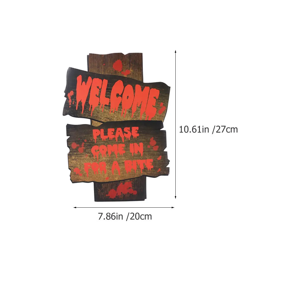 2 قطعة علامات ساحة الهالوين حصة عشب متينة لتزيين الحفلات الداخلية والخارجية لوحات إعلانات الهالوين ديكور #3