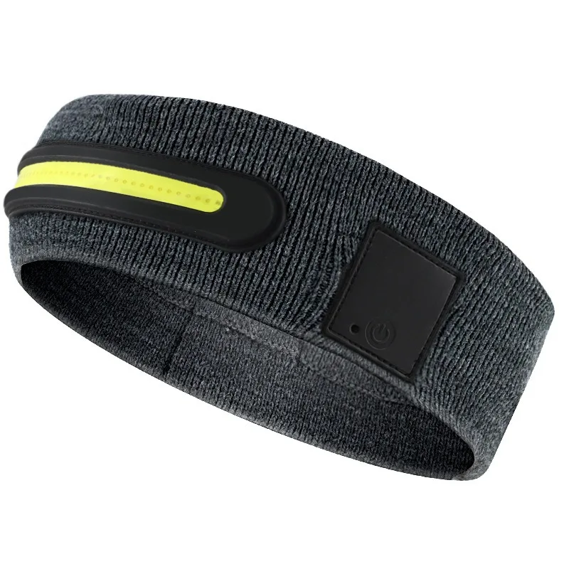LED Luminous Headset with Strong Light Lumen Lighting, Rechargeable Sweat Absorption Special Long-life Luminous Headlight
