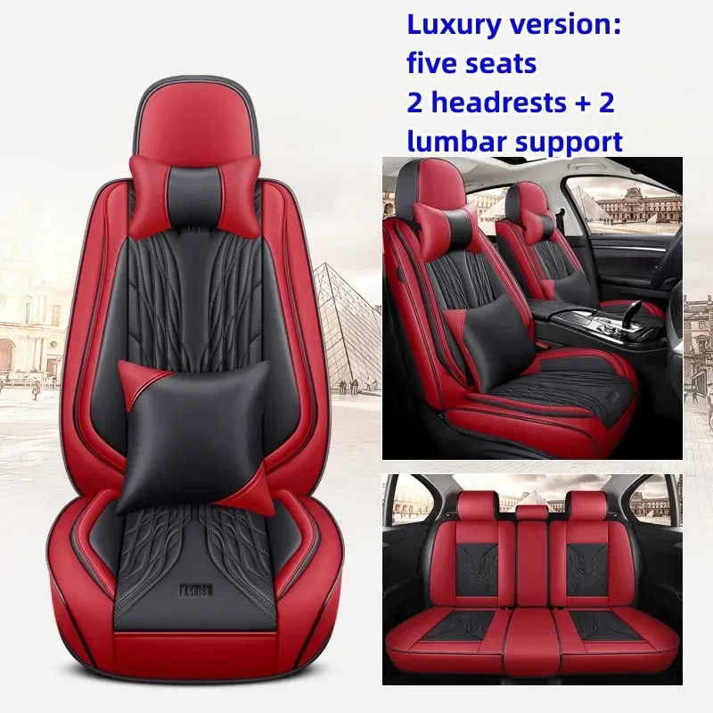 Nueva funda de asiento de coche de cuero de cobertura completa de lujo personalizada específica para piezas interiores de Toyota CHR accesorios de productos automotrices