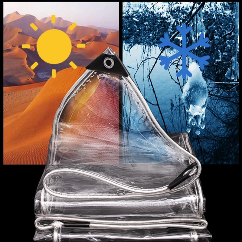 

VEHO-Soft Glass Rain Cover Thickened Outdoor Balcony Rainproof Awning Rain Cover