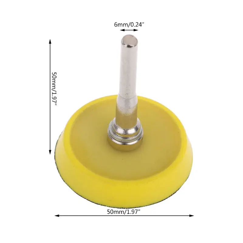 2''50mm Nhám Đĩa Chà Nhám ĐỆM PHỒNG Lan Đệm Lót Backer Tấm 6mm Vít Thả Vận Chuyển