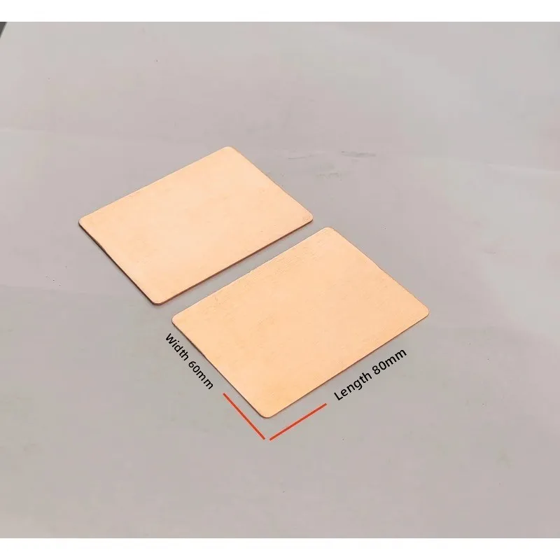 Genuine Pure Copper Phone Heat Sink Cooling Thermal Pad Phone Vapor Chamber Auxiliary Modification Part for Mobile Cooler