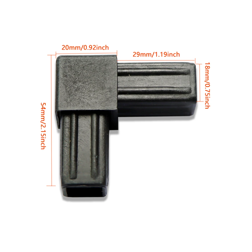 20 мм X-L-T квадратный фитинг для труб 20X20 код угла трубы шестиходовой канальный пластиковый фитинг для труб пластиковый угловой код