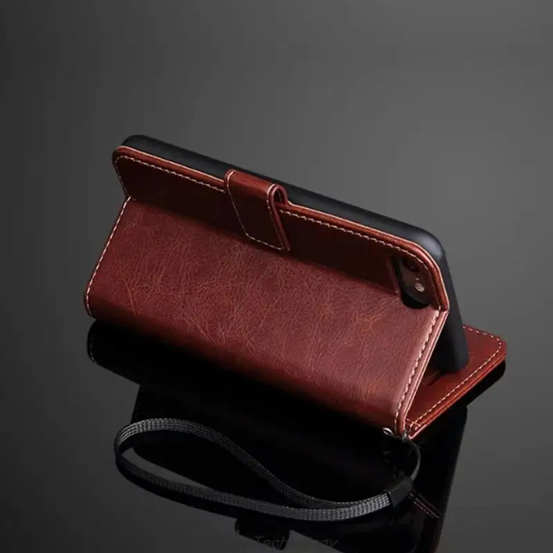 Card Holder Leather Case for Xiaomi Mi A2 lite / Xiaomi A2 lite Flip Cover Retro Wallet Phone Case Business Fundas Coque