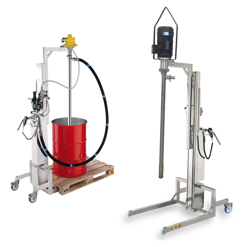 Drum Evacuation System Automatic Progressive Screw Roller Hoist System