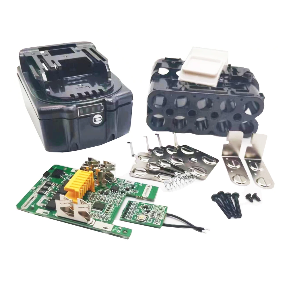 BL1830เคสแบตเตอรี่ Li-ion แผงวงจรป้องกันการชาร์จไฟ PCB 18โวลต์6.0Ah 3.0Ah ไฟ LED แสดงสถานะแบตเตอรี่ BL1860 BMS