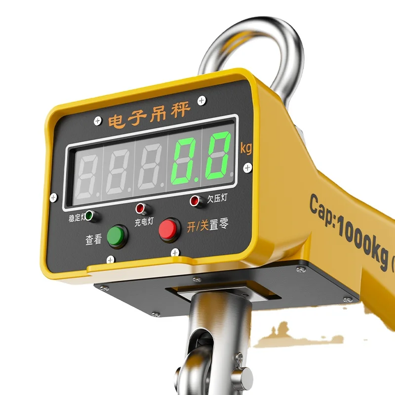 

2ton 1t Wireless Custom logo Weighing Scale Electronic Crane 1000kg Hanging Scale