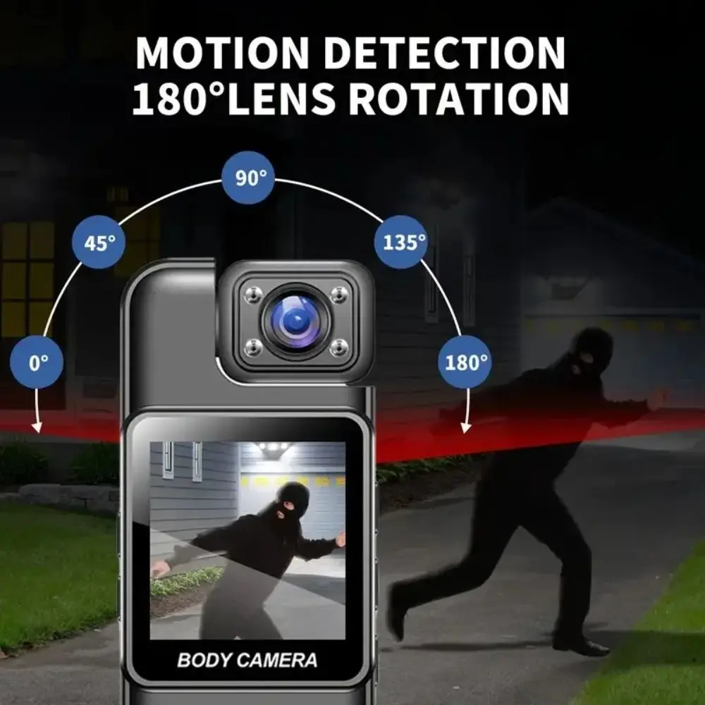 180 الدورية المحمولة مسجل فيديو رقمي الصدر ثابت للرؤية الليلية 1080P واي فاي كاميرا صغيرة مع وظيفة تسجيل الفيديو DV #3
