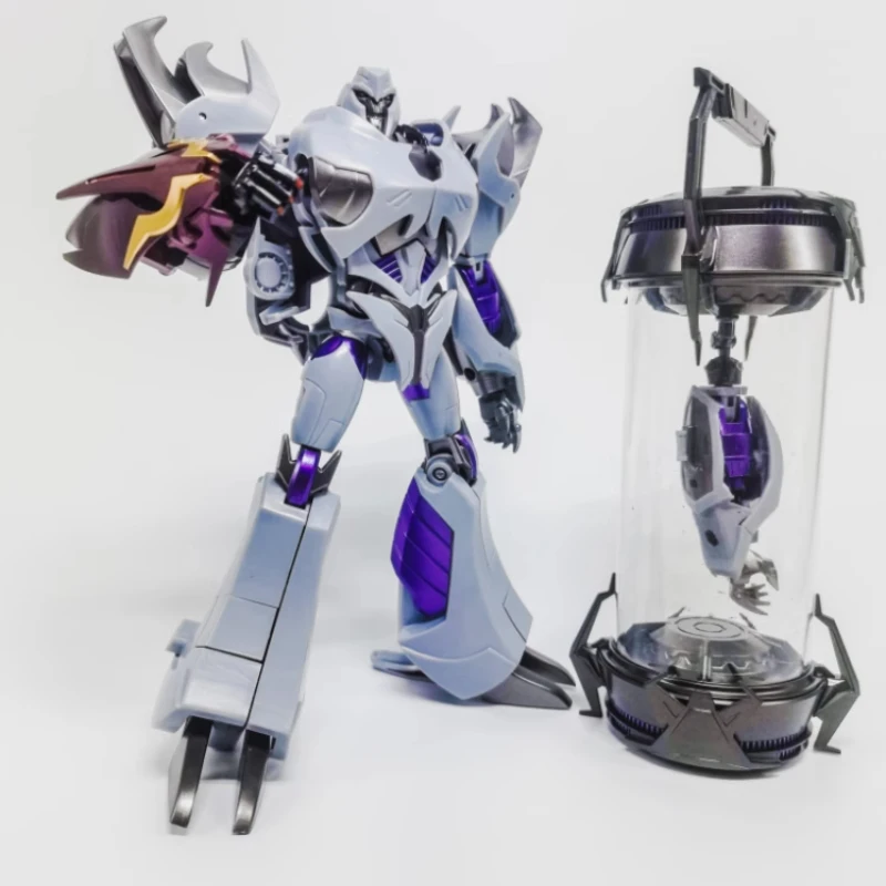 Op voorraad Transformeerd speelgoed Apache TFP Leader's Certificate Primaire kleur V-Klasse Megatron 2.0 Boxed Dark M Viagra Collection Gift