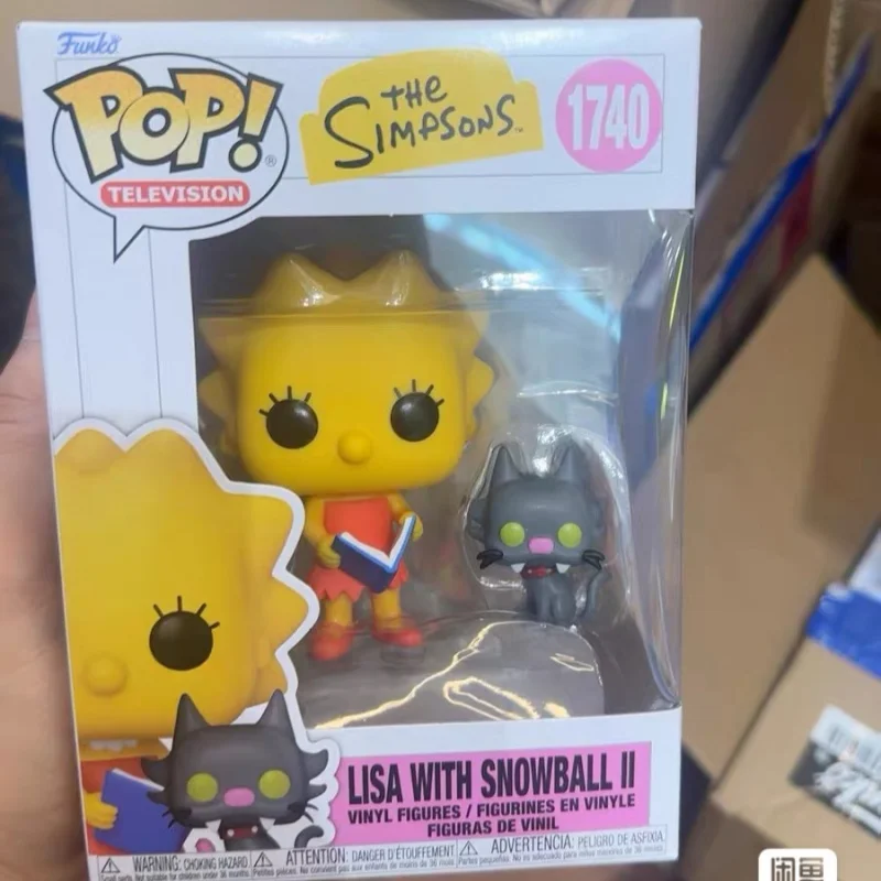 

Симпсоны Krusty With Mr. Teeny Lisa With Snowball II, экшн-фигурка аниме Funko Pop, коллекционные игрушки, кукла, глобальный ограниченный подарок