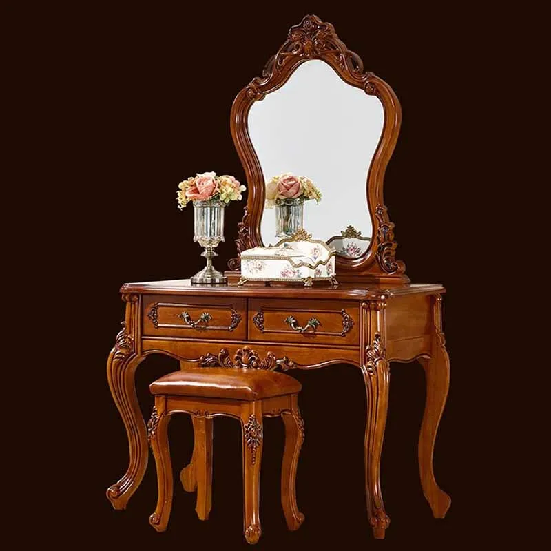 

Brown Drawers Dresser Eithe Box Stool Nordic Large Wooden Storage Dressing Table Living Room Modern Schminktisch Furniture