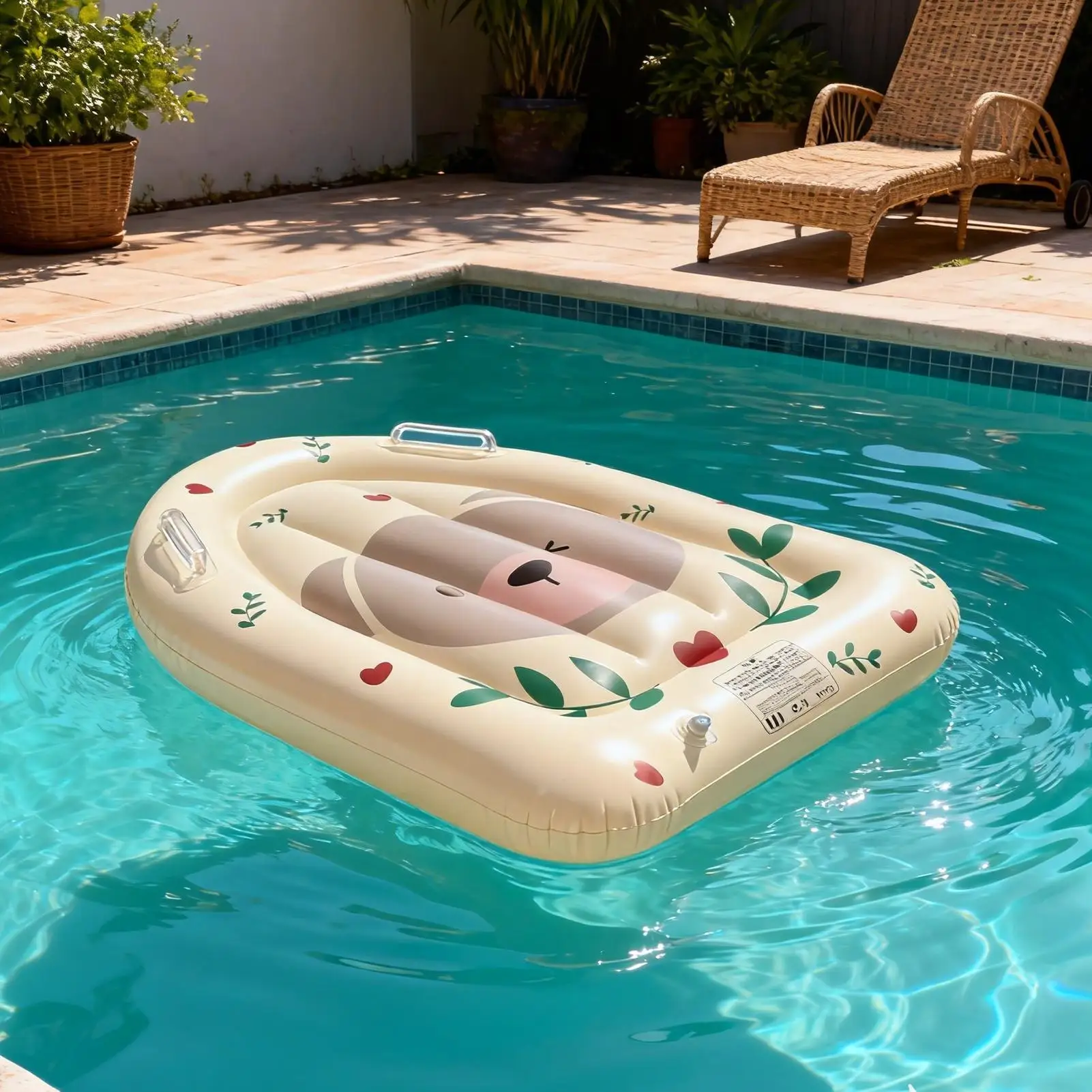 

Inflatable Surf Body Board Kids Swimming Pool Floats With Handles Beach Inflatable Surfboard For Boys Girls Outdoor Pool Water