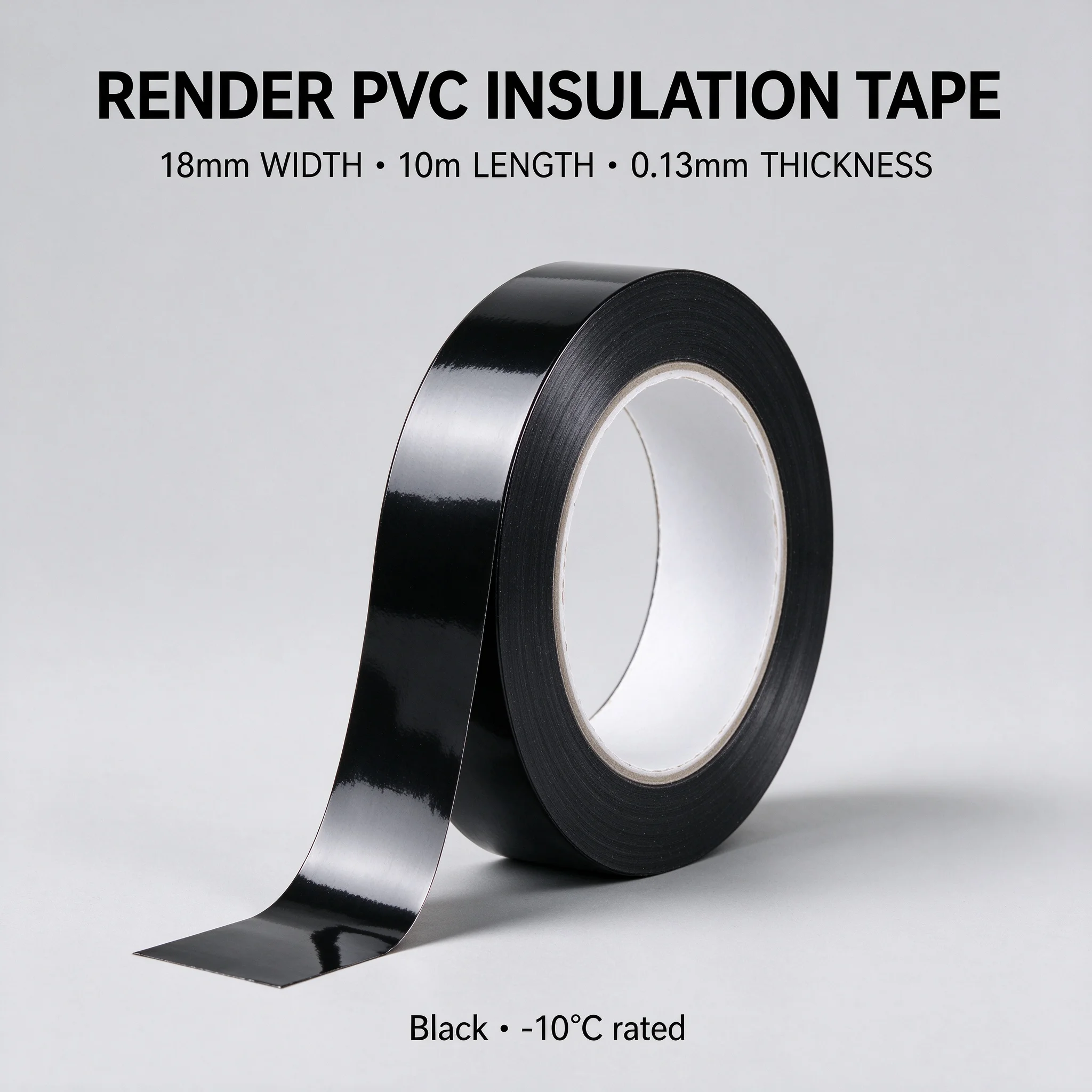 PVC Electrical Tape 18mm 10m Insulation Tape High Adhesion Flame Retardant Waterproof Cold Resistant RoHS Factory Wholesale OEM