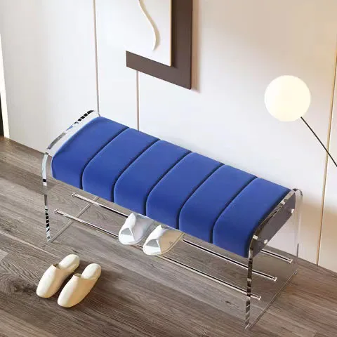 

Light Luxury Model Room Backrest Single Chair Creative Designer Restaurant Negotiation Transparent Acrylic Dining Chair