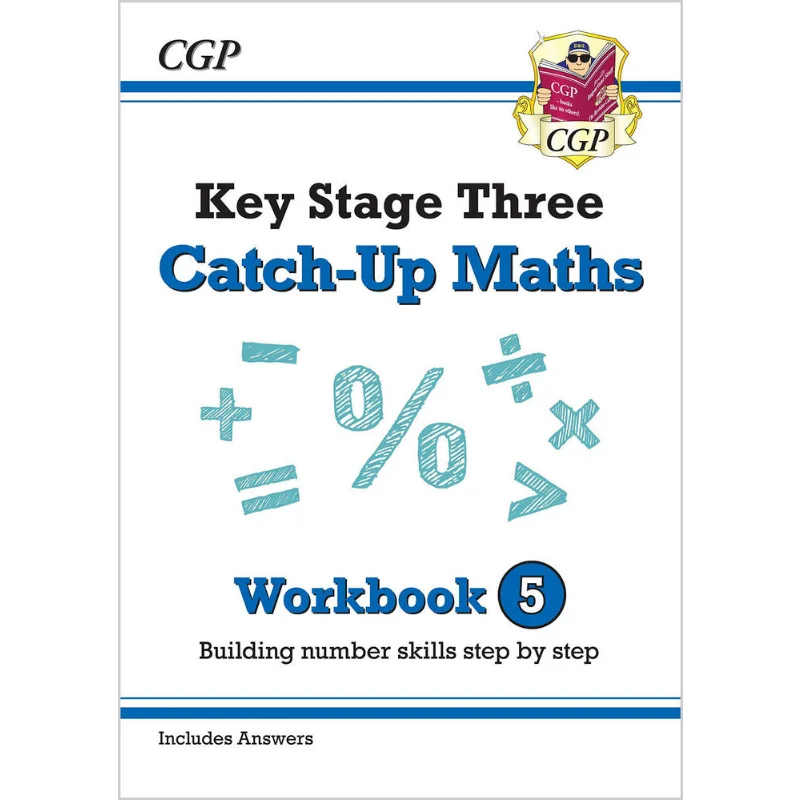 

KS3 Maths CatchUp Workbook 5 With Answers CGP Books Coordination Group Publications 9781789080629 Book