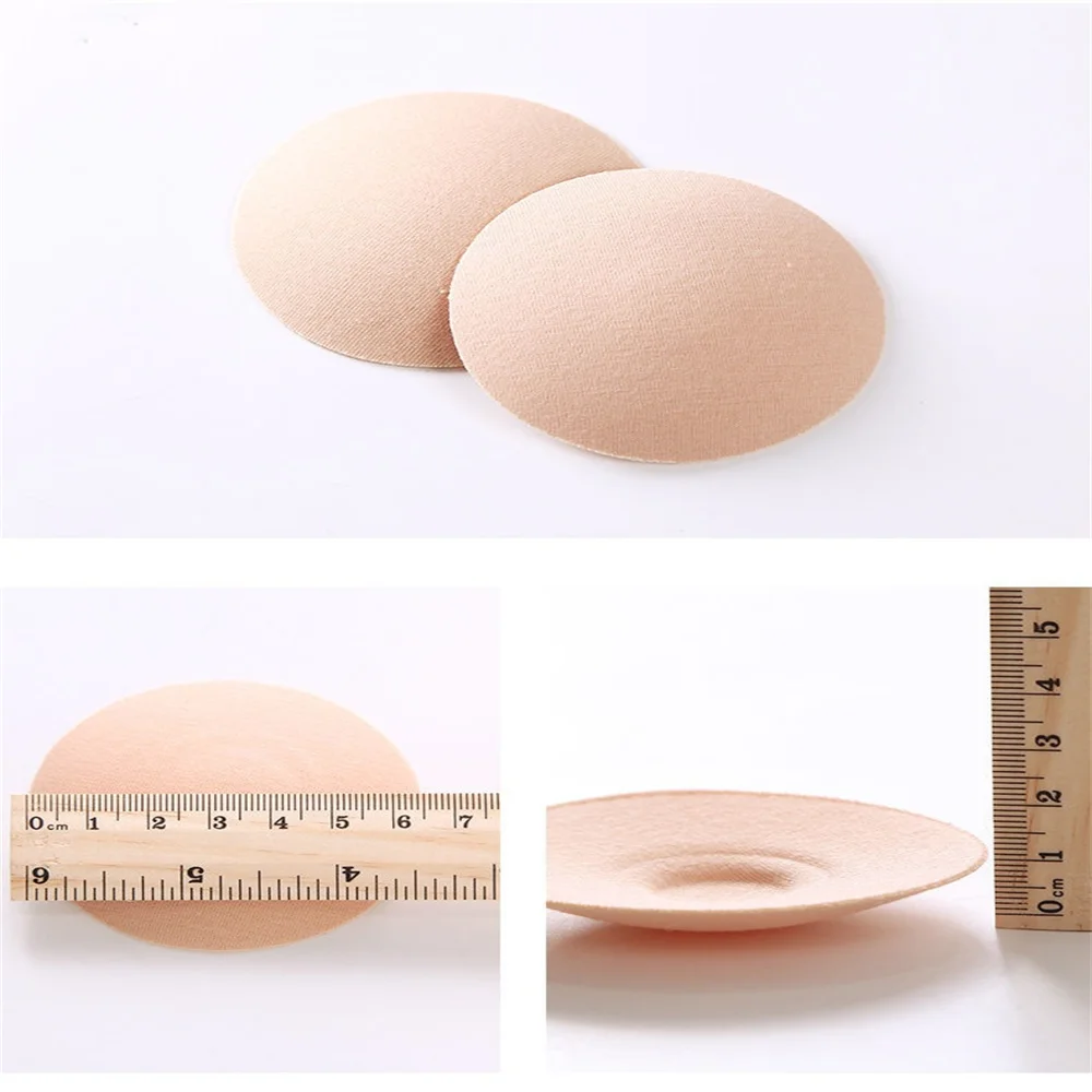 Reusable Breast Pasties Stickers Cotton Nipple Stickers Intimates Accessories Breathable Chest Patch 1pair Non-sticky Chest Pad