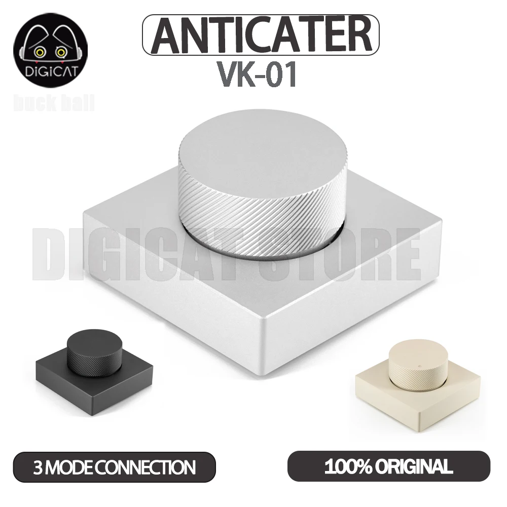 

Anticater Vk-01 Настольная ручка, переключатель громкости, Bluetooth, беспроводная клавиатура, алюминиевая ручка, аксессуары для компьютерных геймеров, подарок