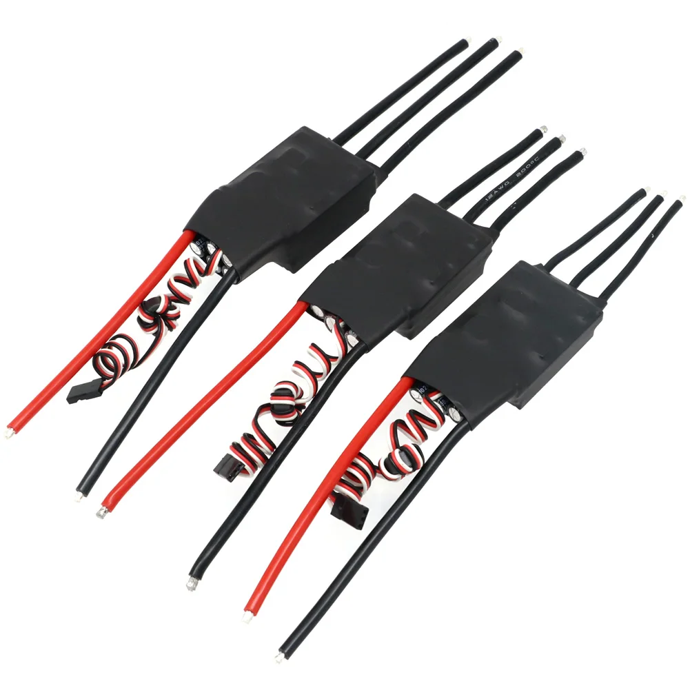 RedHobby 200A 80A 120A ثنائي الاتجاه بدون فرش ESC للتحكم عن بعد سيارة قارب هوائي تحت الماء المروحة #5