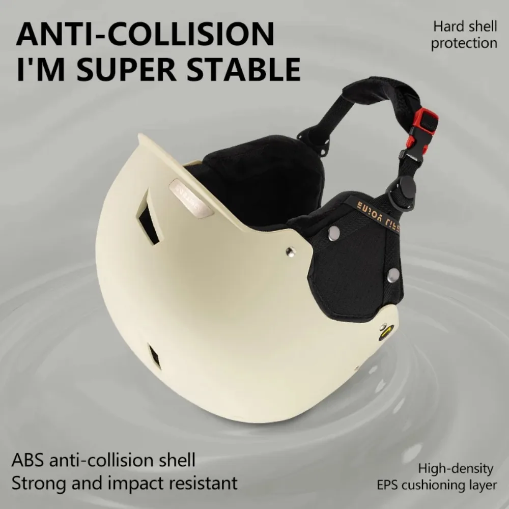 خوذة التزلج Eastinear خفيفة الوزن ومسامية ومضادة للتصادمات ودافئة للرجال والنساء، معدات التزلج في الهواء الطلق للأطفال