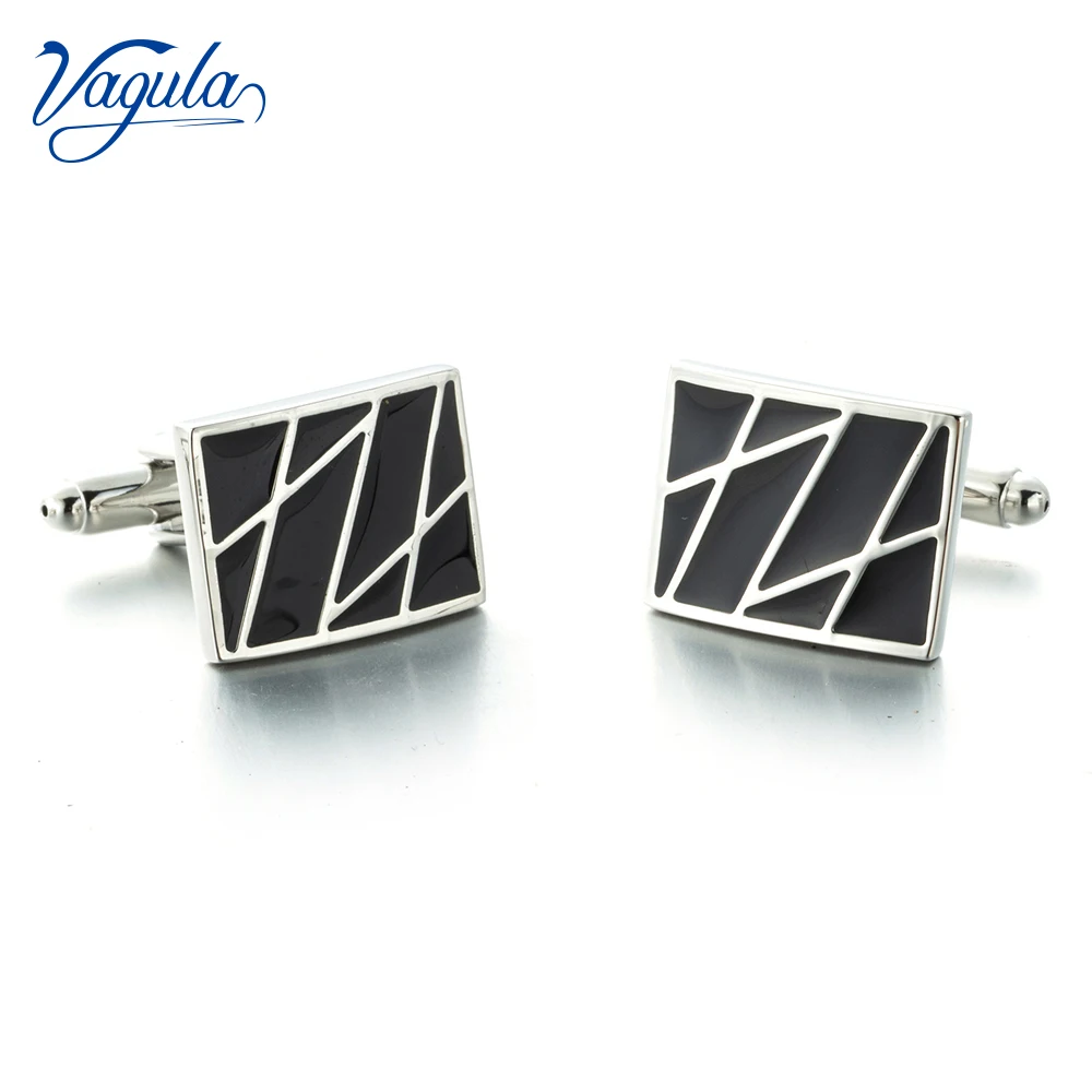 VAGULA Brass Cufflinks Shirt Gemelos Men Jewelry Button Top Luxury Brand Cuff links 132