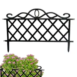 Wire Decorative Garden Fencing Rustic Style Decorative Garden Fence Border Garden Fence Animal Barrier Landscape Pathway Edge