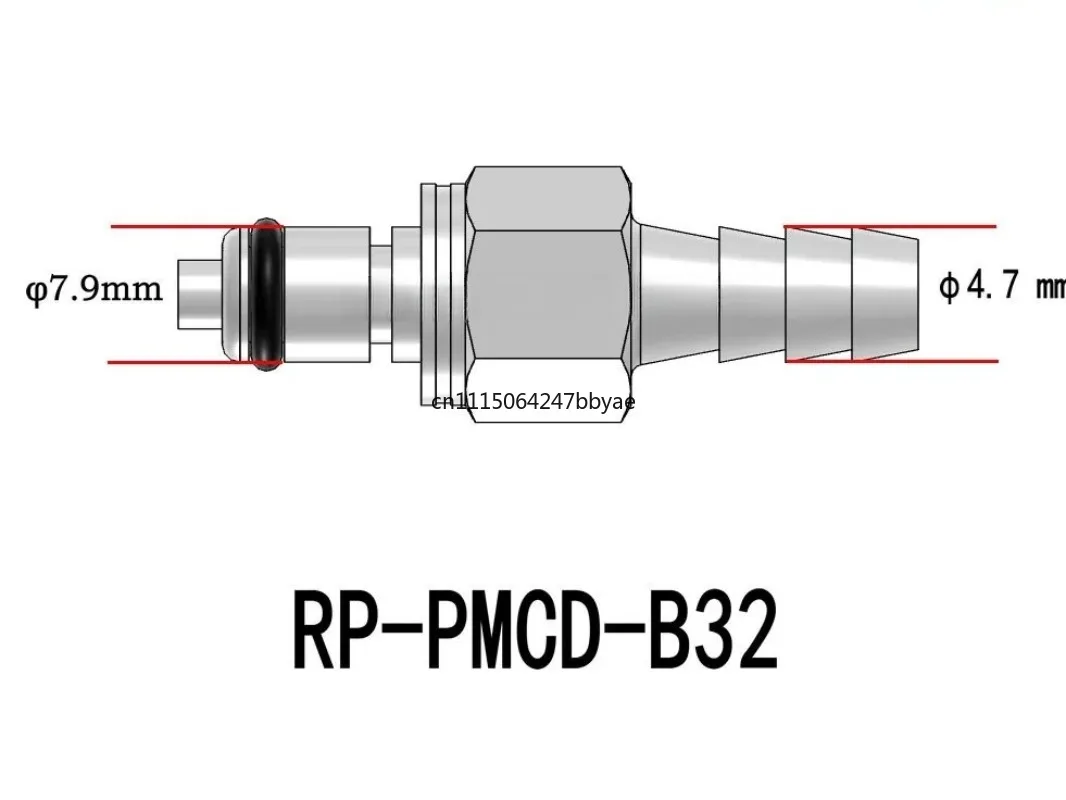 NCZ PMC Series Pagoda Male Connector 2201 2202 2203 2204 Fluid Fitting for Tourniquet Water-based Ink Head