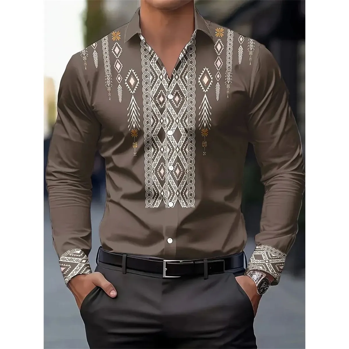 Faionable Mens Long Sve irt Ethnic Venta caliente 00% otro material primavera 2026 ropa señoras suéter con capucha