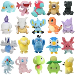 Cute Pokemon Plush Toy Porygon Shinx Litwick Cubone Wooper Phanpy Lugia Soft Stuffed Doll Pocket Monster Game Gifts for Friend