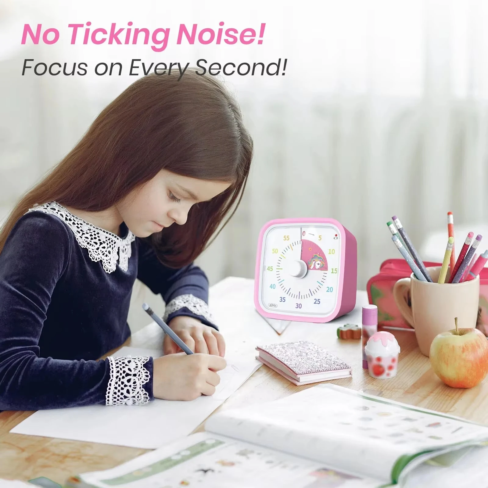 Children's Student Clock Visualization Timer Cross border Digital Learning Dedicated Luminous Timer