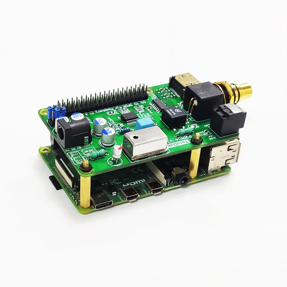 Imagem -06 - Placa de Som de Áudio Digital para Raspberry pi Decodificação Board Raspberry pi 2b 3b 3b Além Disso 4b Dsd64 128 256 512 Wm8804g I2s Óptica Coaxial Hdmi Hifi Dac
