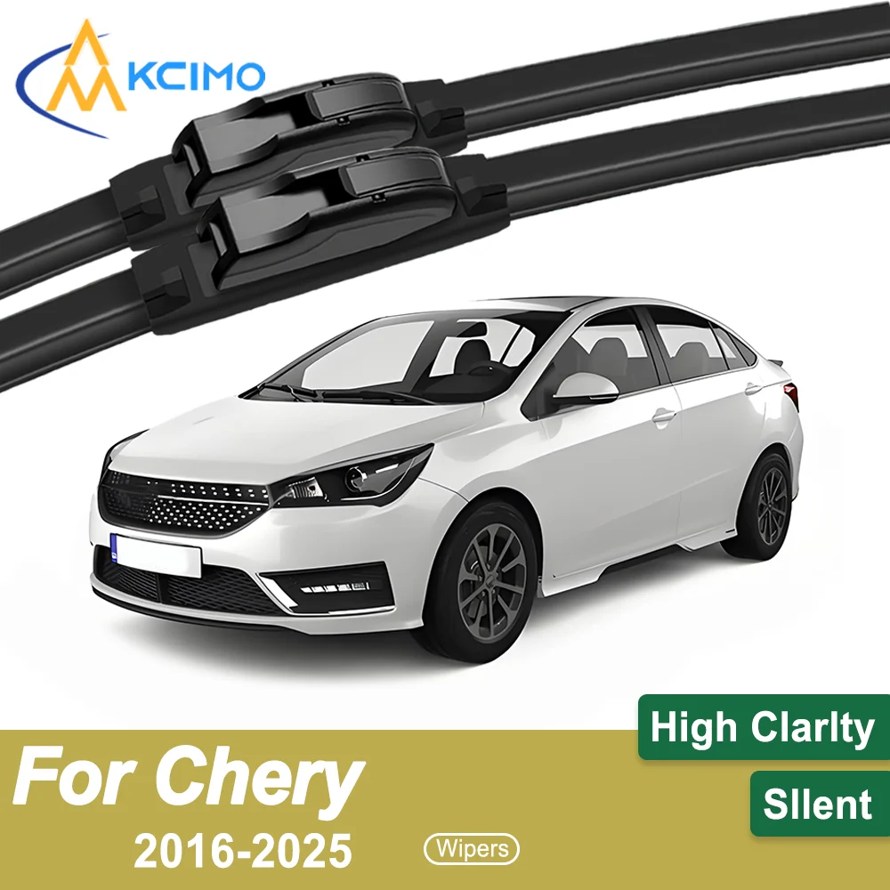 

Premium Rubber Durable Silent Windshield Wiper Blades 2pcs for Chery Arrizo 5 2016-2025 Front Wiper Blades Set