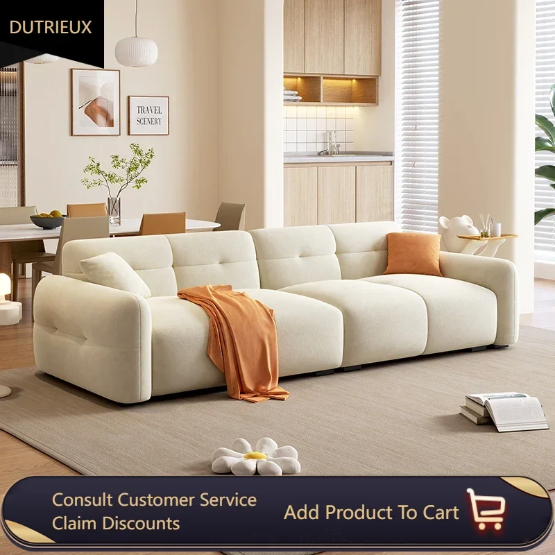 

Comfortable Simple Unique Couches Square White Wood Designer Modern Sofa Puffs Lounge Velvet Divano Letto Furniture Living Room