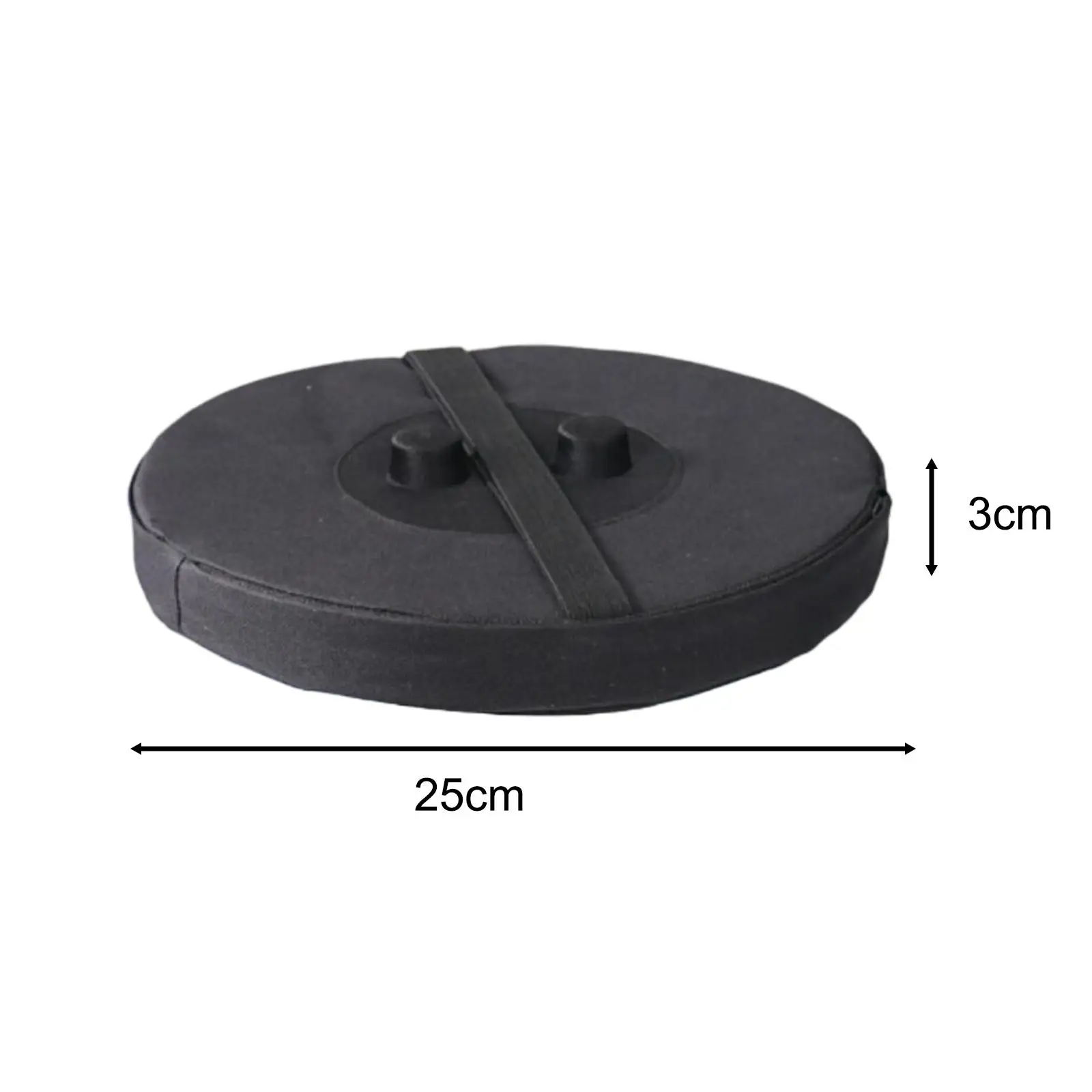 Telescoping Stool Cushion Only Lightweight Thick Black Water Resistant Stool Pad