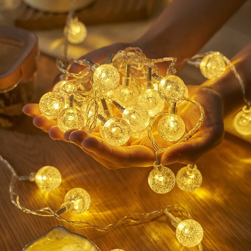 

Светодиодная гирлянда-пузырьки на батарейках (АА) для декоративного освещения в помещении: праздники, вечеринки, свадьбы, рабочие столы, День святого Валентина