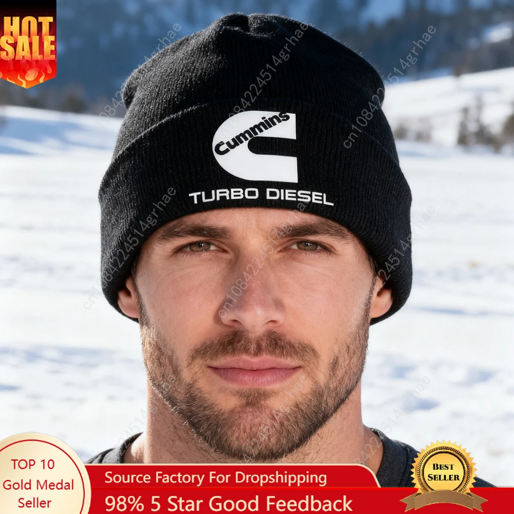 

1pc' C' Acrylic knitted beanie, outdoor headwear accessory, windproof and warm ski hat, 100% acrylic