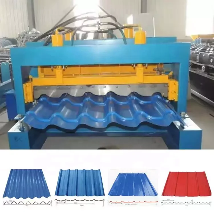 Máquina formadora de rollos de canalones de alta velocidad para fabricación de canalones de techos y baldosas de metal con alto rendimiento y bajo mantenimiento