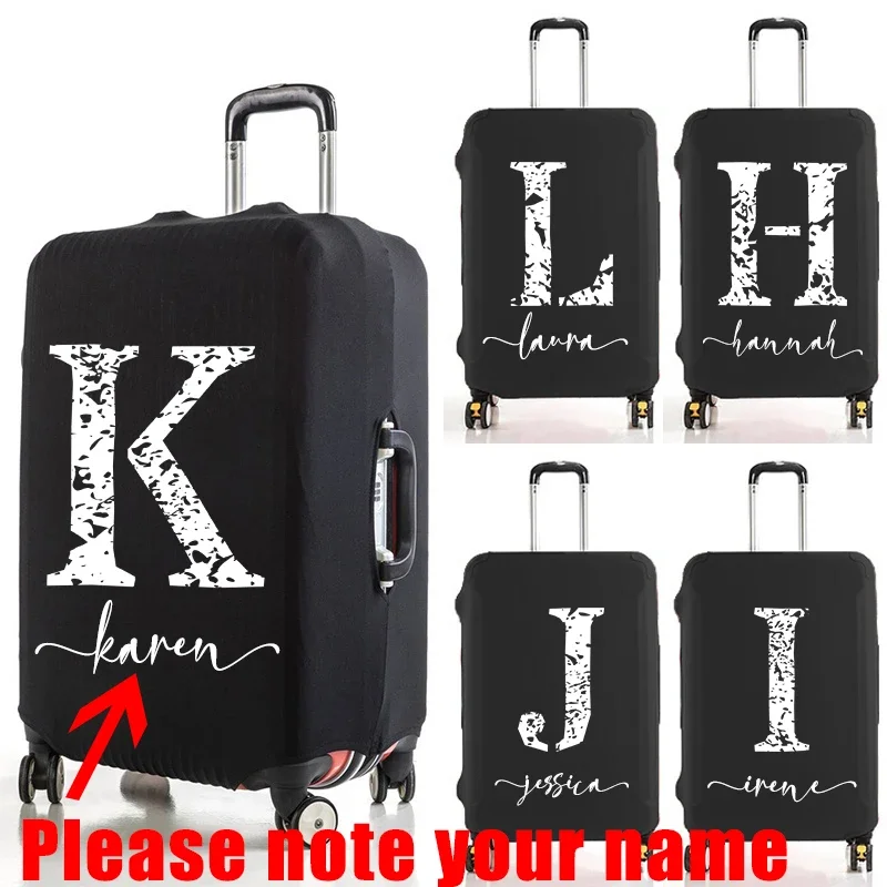 

Personalized Custom Luggage Cover Protective Luggage Case for 18-32 Inch Travel Accessories Trolley Suitcase Cover Thick Stretch