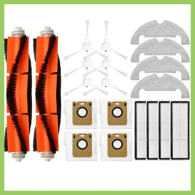 A56T-Accessories For Xiaomi Dreame Bot D10 Plus RLS3D Robot Vacuum Cleaner Hepa Filter Mop Dust Bag Parts Accessories