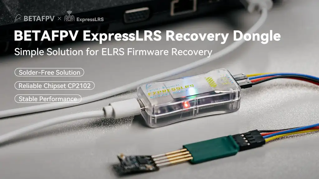 

Донгл BETAFPV ExpressLRS Recovery FTDI USB-TTL для приемников ELRS, FPV-очков и рюкзаков