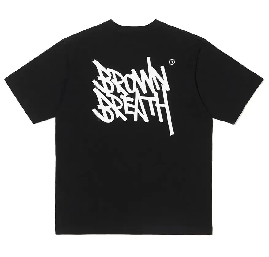 

Koreański Trend T-shirt W Stylu Y2K Wysokiej Jakości Nadrukowane Litery Czarny Okrągły Dekolt Krótki Rękaw Leniwy I Wygodny Styl