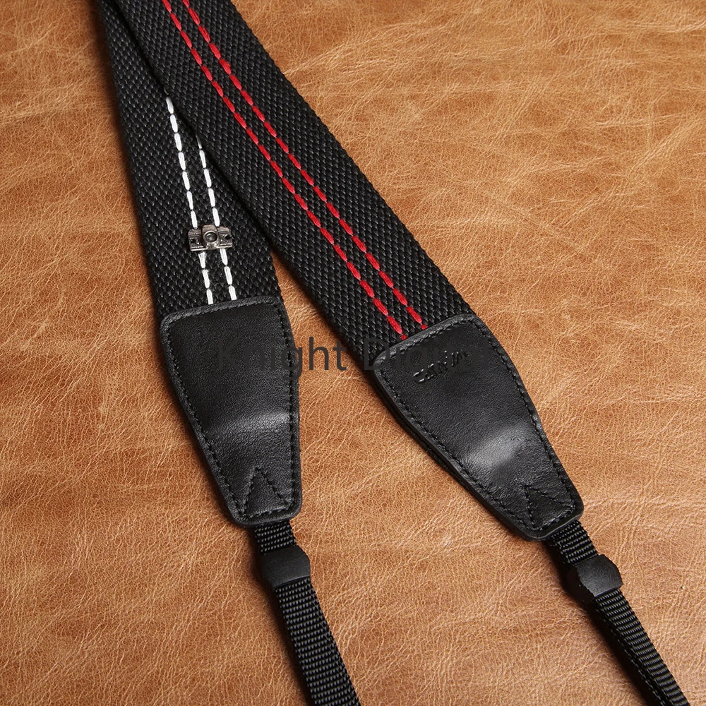 Camera Lanyard Shoulder Strap For Sony Canon Camera Strap Metal Style Black Digital SLR